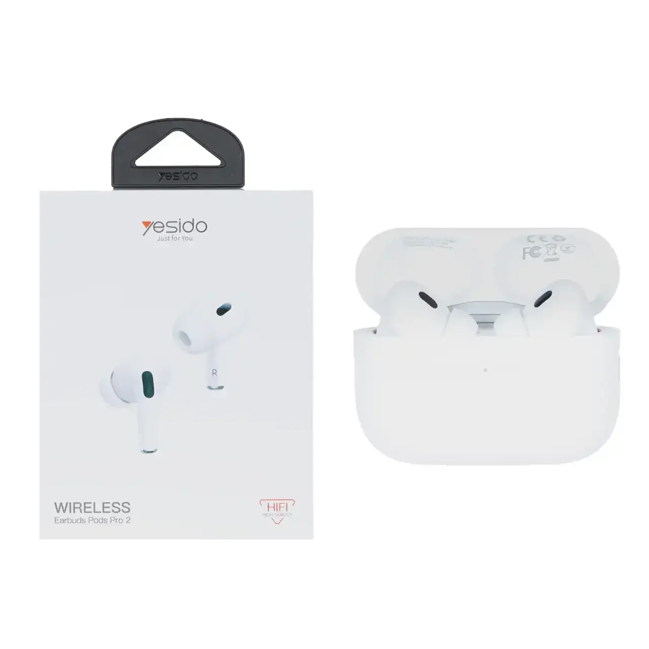 1593-4576122-1 ایرفون بی سیم Yesido مدل Pods Pro2 JB27 - سفید (گارانتی 18 ماه تعویض نیکان همراه) - تصویر 1