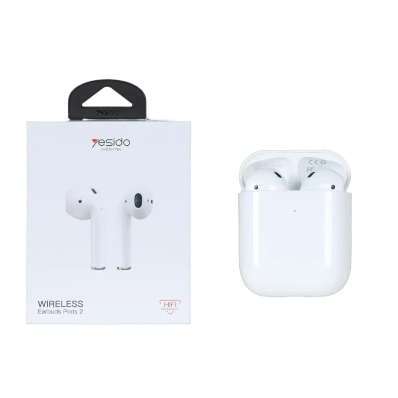 ایرفون بی سیم Yesido مدل Pods 2 JB25 - سفید (گارانتی 18 ماه تعویض نیکان همراه) - تصویر 2