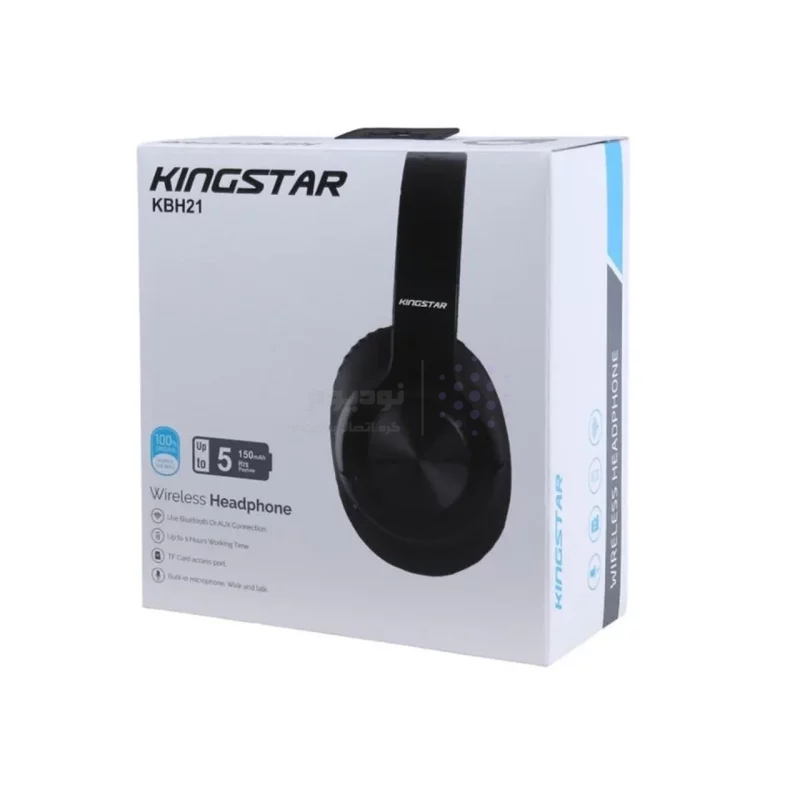 هدفون بی سیم KingStar مدل KBH21 - مشکی (گارانتی متین) - تصویر 11