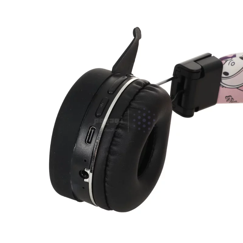 هدفون فانتزی بی سیم Kuromi مدل AH-906Y - مشکی - تصویر 4