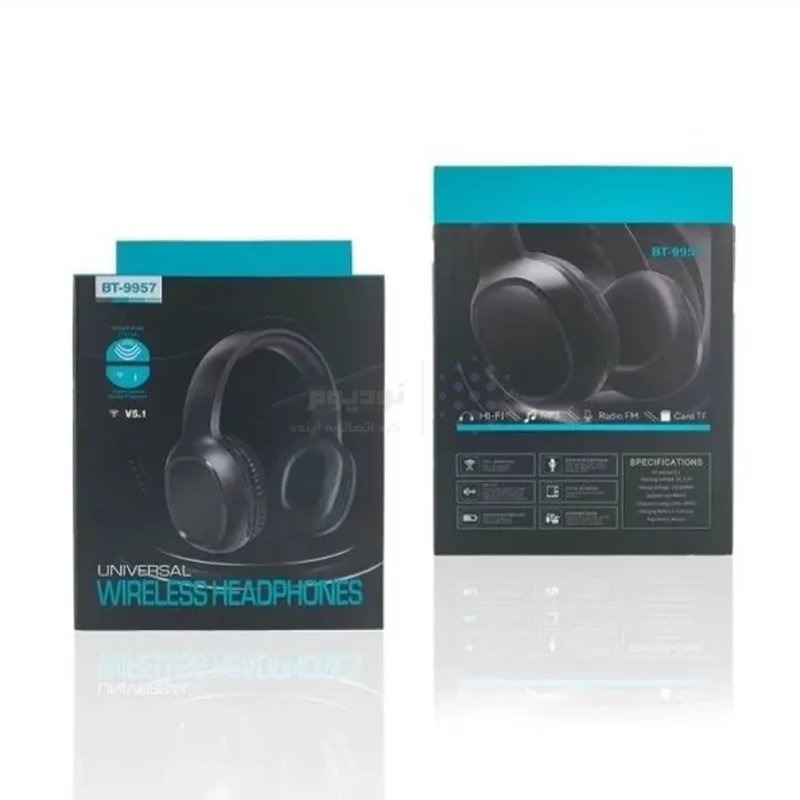 هدفون بی سیم Universal مدل YS-9957 - مشکی - تصویر 6