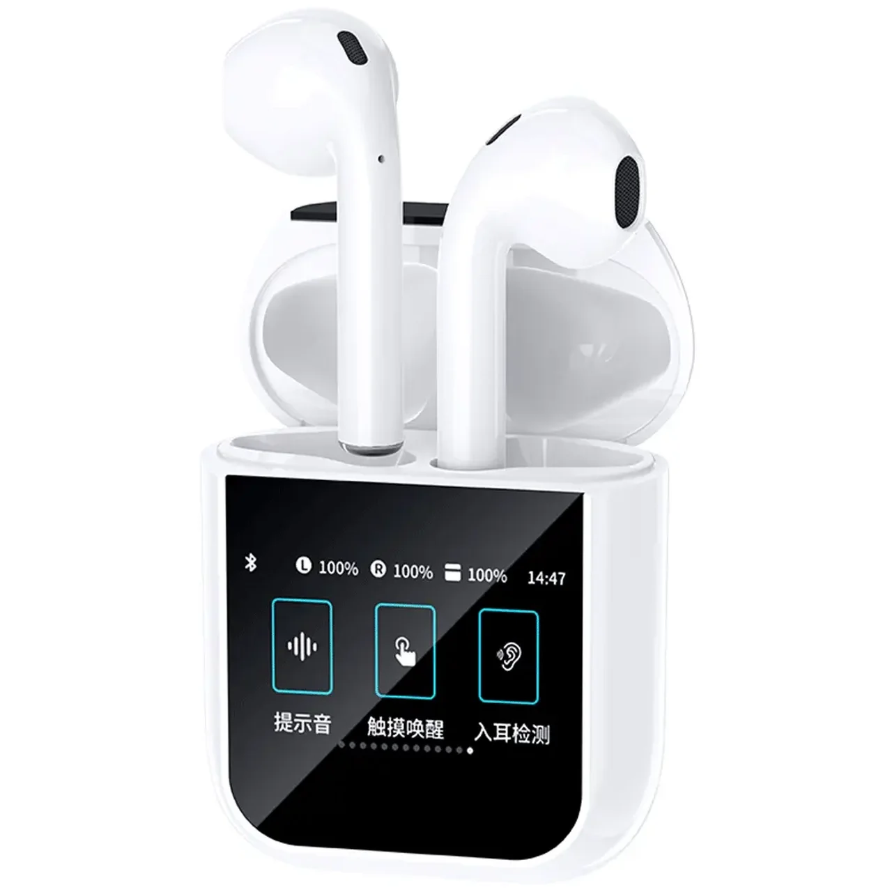 1593-4577886-1 ایرفون بی سیم Wiwu مدل Airbuds T24 - سفید (گارانتی شش ماهه شرکتی) - تصویر 1