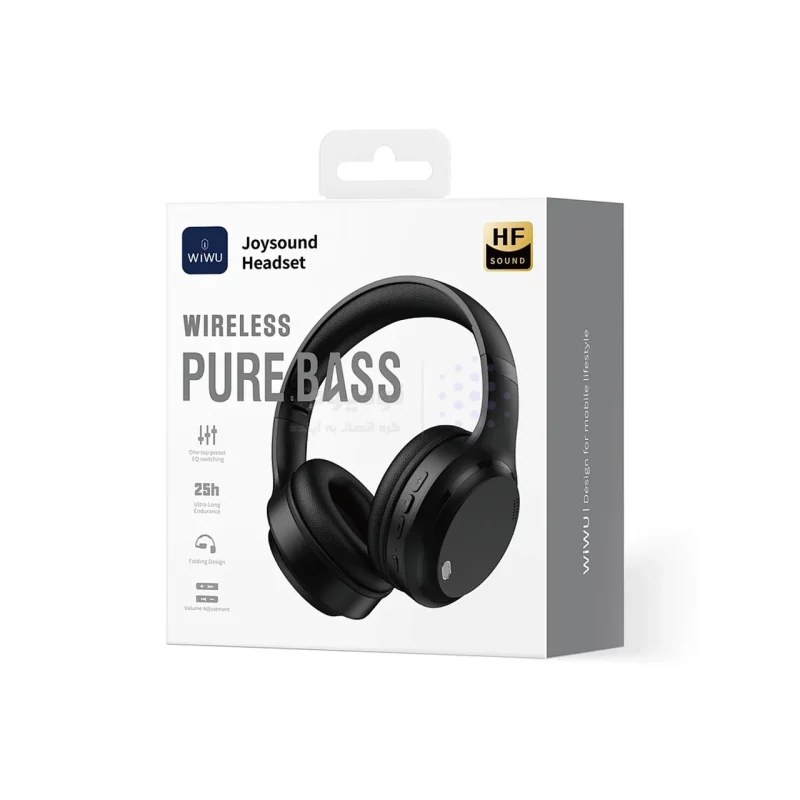 هدفون بی سیم Wiwu مدل Joysound TD-11 - مشکی (گارانتی شش ماهه شرکتی) - تصویر 6