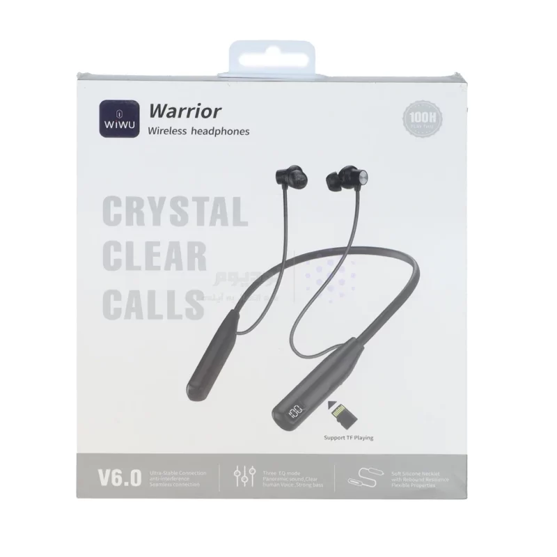 هندزفری گردنی Wiwu مدل Warrior GB06 - مشکی (گارانتی شش ماهه شرکتی) - تصویر 6