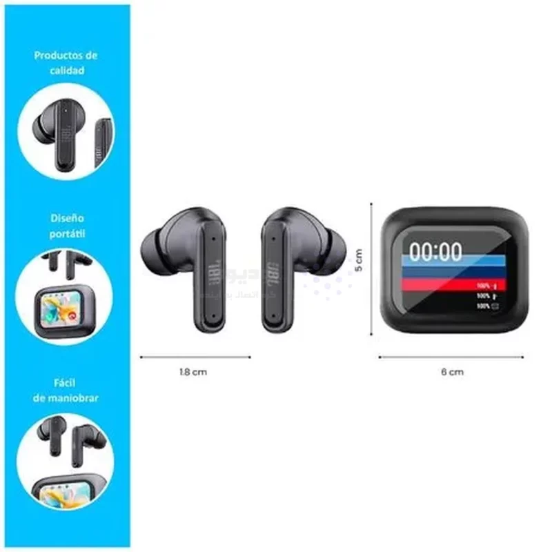 ایرفون بی سیم JBL مدل Tour Pro 4 - مشکی - تصویر 8