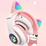 هدفون بی سیم Buku مدل BE-005 - صورتی - MMS (گارانتی شش ماهه YA) - تصویر 4