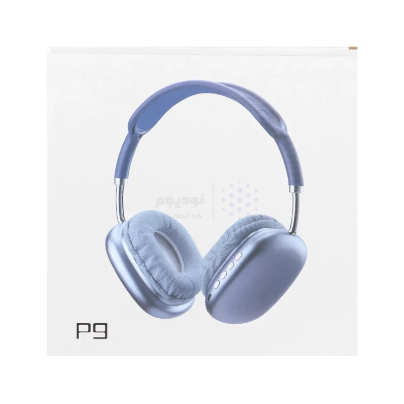 هدفون بی سیم مدل P9-آبی - تصویر 4