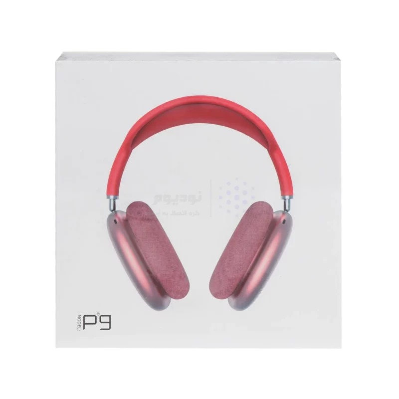 هدفون بی سیم مدل P9-قرمز - تصویر 3