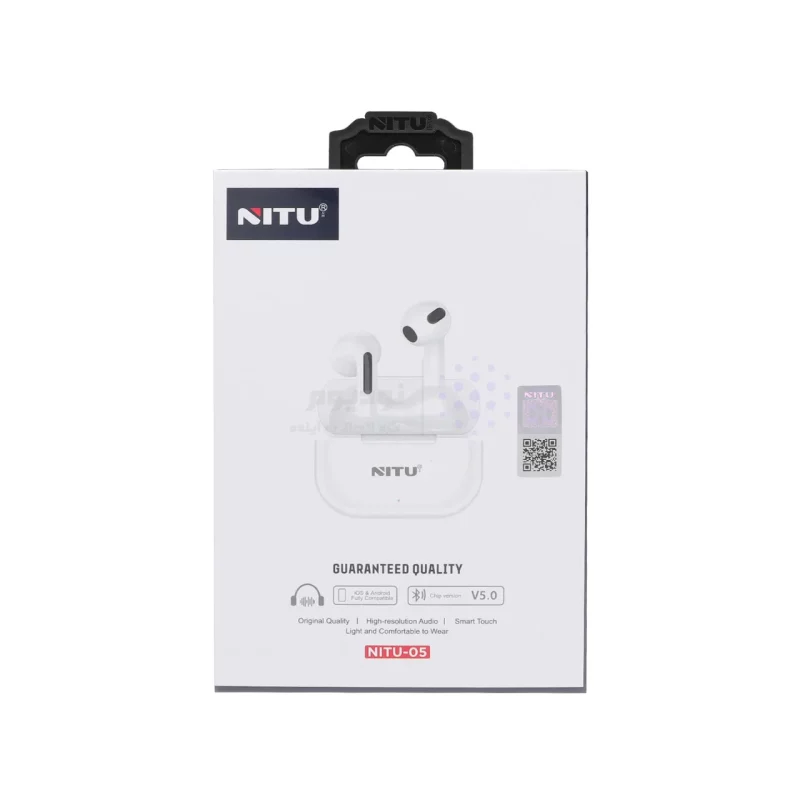 ایرفون بی سیم NITU مدل NITU-05 - سفید (گارانتی 18 ماه تعویض نیکان همراه) - تصویر 9