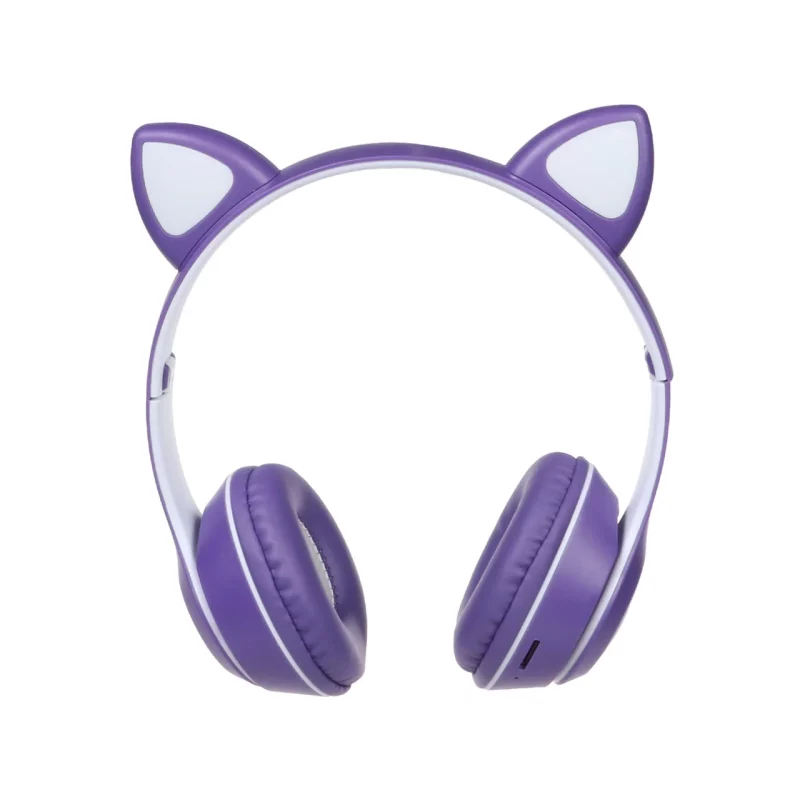 هدفون فانتزی بی سیم a cat مدل MZ-023 - بنفش - تصویر 2