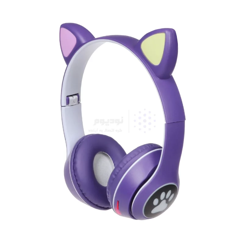 هدفون فانتزی بی سیم a cat مدل MZ-023 - بنفش - تصویر 5