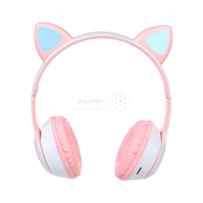 هدفون بی سیم a cat مدل MZ-023 - سفید صورتی - تصویر 3