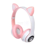 هدفون بی سیم a cat مدل MZ-023 - سفید صورتی - تصویر 4