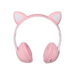 هدفون فانتزی بی سیم a cat مدل MZ-023 - صورتی روشن