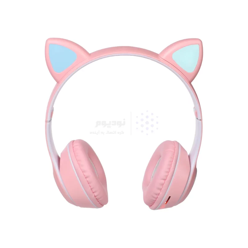 هدفون فانتزی بی سیم a cat مدل MZ-023 - صورتی روشن - تصویر 3