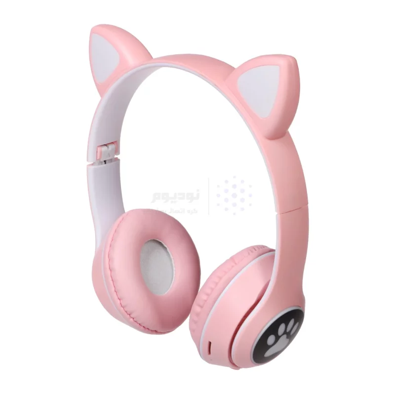 هدفون فانتزی بی سیم a cat مدل MZ-023 - صورتی روشن - تصویر 4
