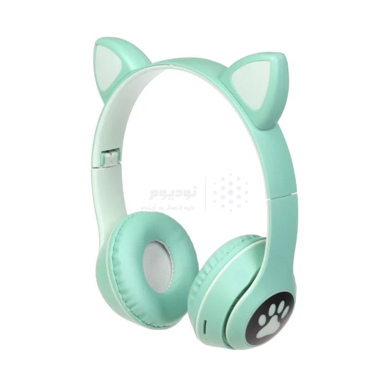 هدفون فانتزی بی سیم a cat مدل MZ-023 - سبز - تصویر 4