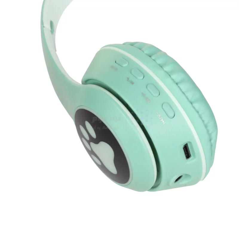 هدفون فانتزی بی سیم a cat مدل MZ-023 - سبز - تصویر 8