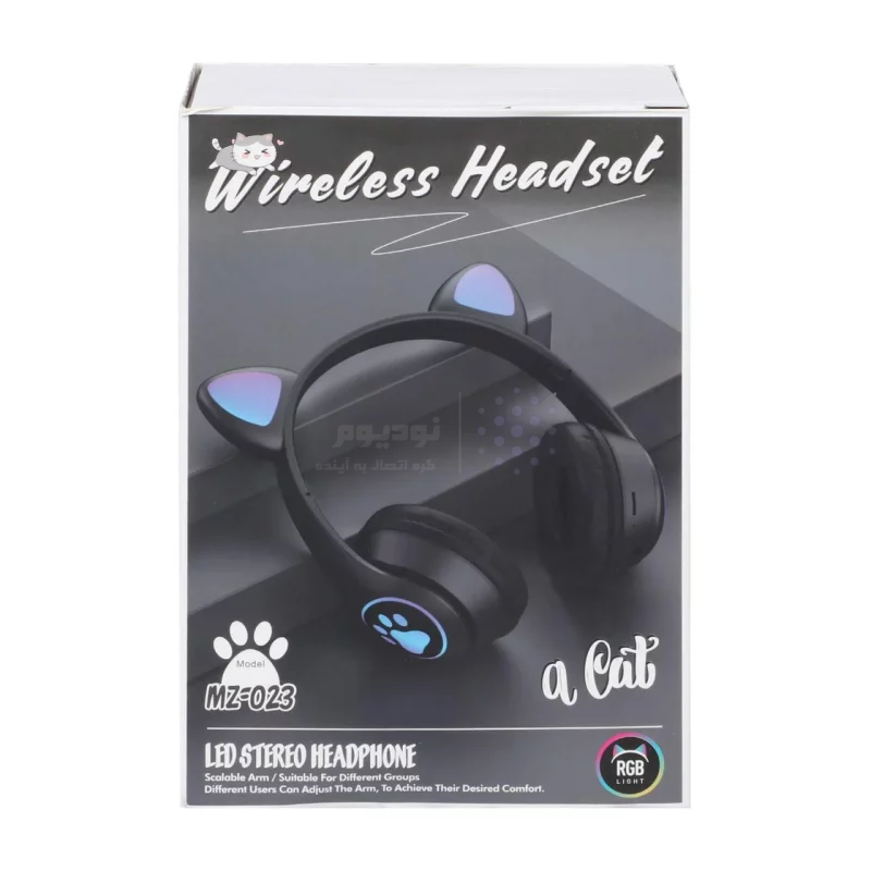 هدفون بی سیم a cat مدل MZ-023 - مشکی - تصویر 12