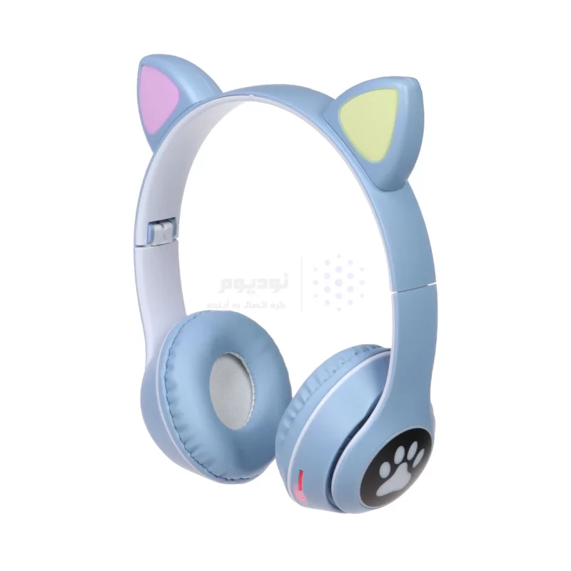 هدفون فانتزی بی سیم a cat مدل MZ-023 - آبی - تصویر 5