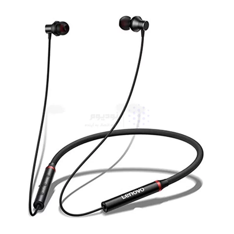 هندزفری گردنی Lenovo مدل HE05X - مشکی - تصویر 3