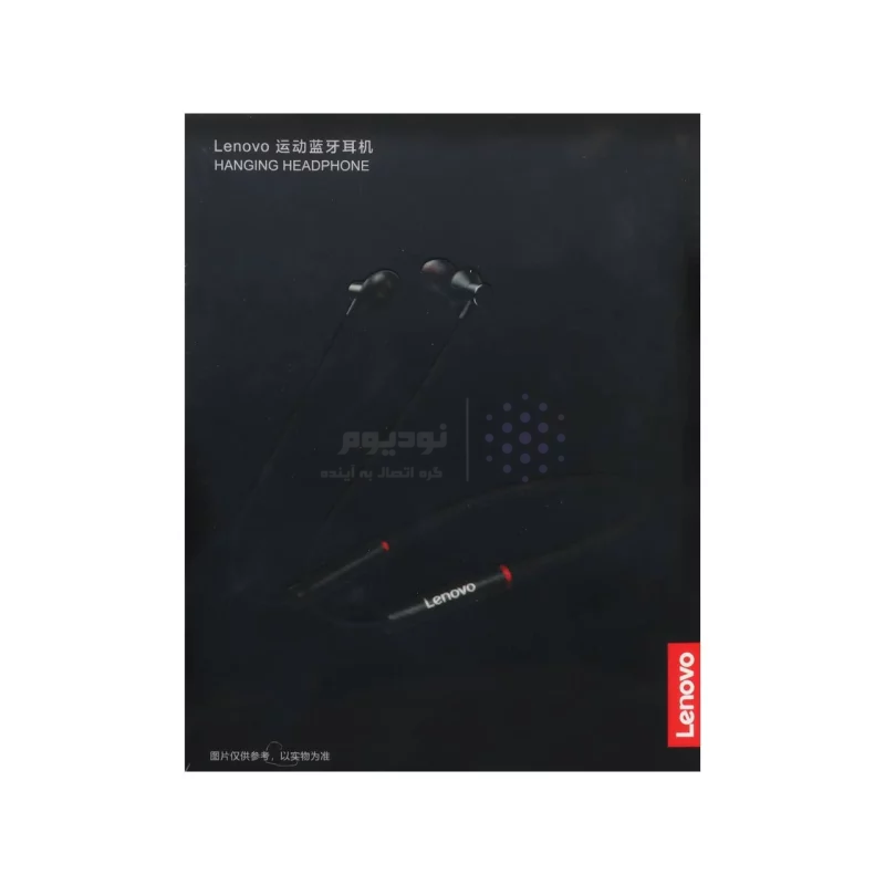 هندزفری گردنی Lenovo مدل HE05X - مشکی - تصویر 4