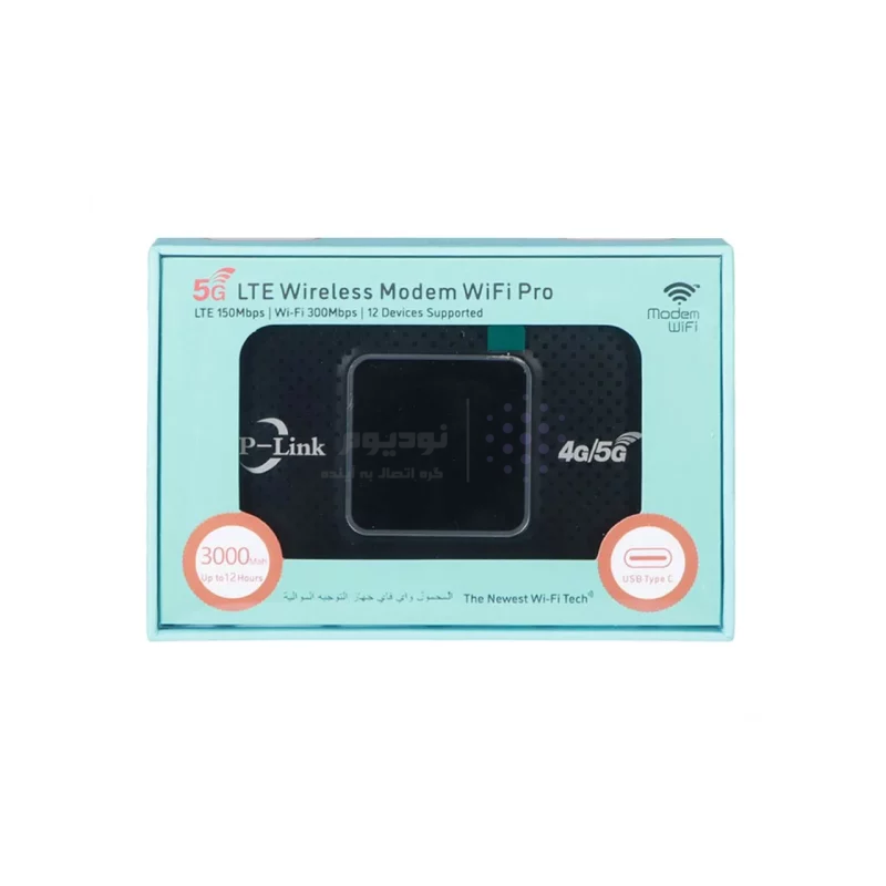 مودم همراه JP-LINK مدل E5880-B FDD/TDD LTE - مشکی (با نمایشگر LCD) - تصویر 5