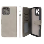 کیف موبایل مگنتی درجه یک داخل خز MNC Plus مدل Apple iPhone 16 Pro Max - خاکستری