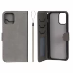 کیف موبایل مگنتی درجه یک داخل خز MNC Plus مدل Apple iPhone 12 Pro / iPhone 12 - خاکستری