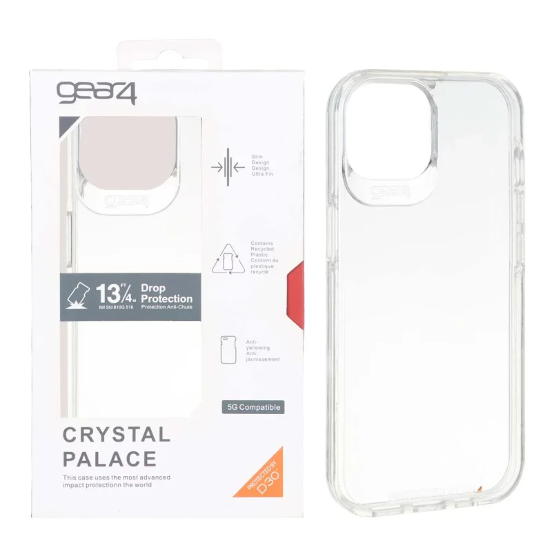 قاب Gear4 Crystal Palace شفاف Apple iPhone 15 / iPhone 14 / iPhone 13 - (پک دار) - تصویر 2
