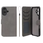 کیف موبایل مگنتی درجه یک داخل خز MNC Plus مدل Apple iPhone 17 - خاکستری