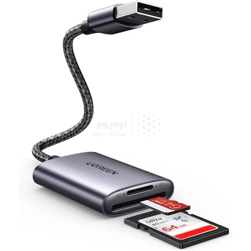 رم ریدر UGREEN Type-C مدل CM401 - مشکی (گارانتی 18 ماهه آسان پیشرو)(80888) - تصویر 3
