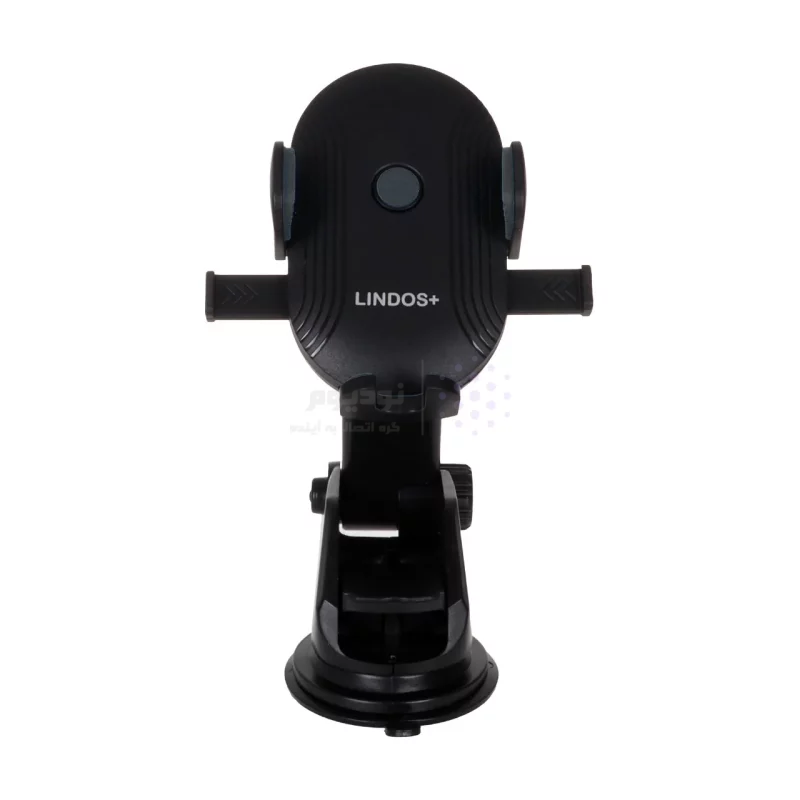 هولدر گوشی موبایل پایه دار +Lindos مدل HL-13 - مشکی - تصویر 3