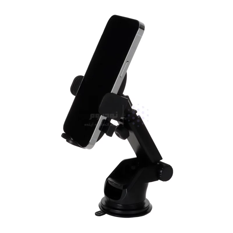 هولدر گوشی موبایل پایه دار +Lindos مدل HL-12 - مشکی - تصویر 5