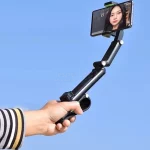 هولدر گوشی موبایل پایه دار با گیره اتصال به آفتابگیر خودرو - مشکی- BSA - تصویر 5