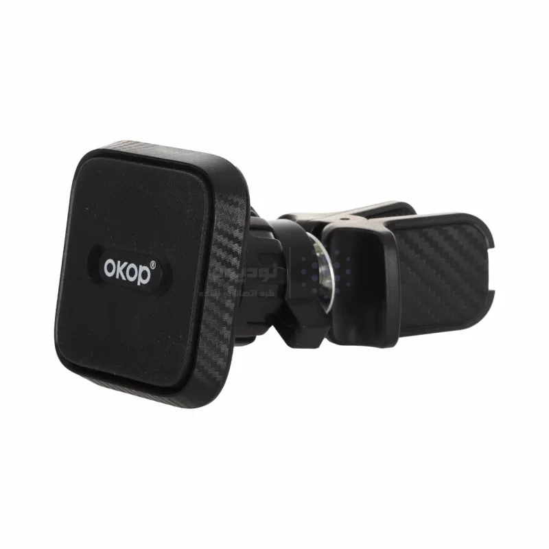 هولدر گوشی موبایل مگنتی دریچه کولری Okop مدل KP-902 - مشکی - تصویر 3