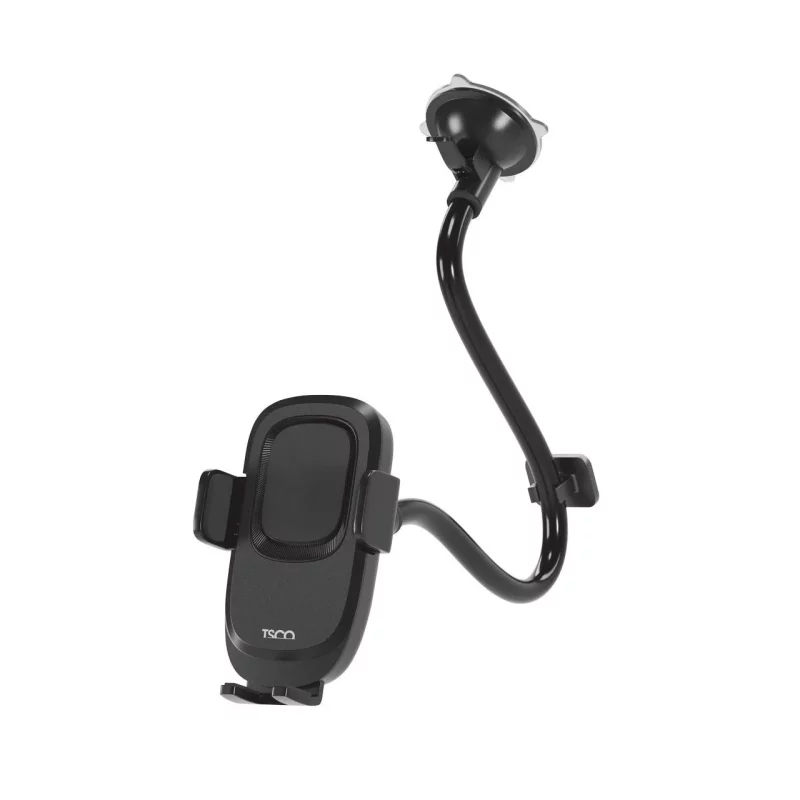 هولدر گوشی موبایل پایه دار TSCO مدل THL 1214 - مشکی (به همراه گیره اتصال به دریچه کولر) - تصویر 2