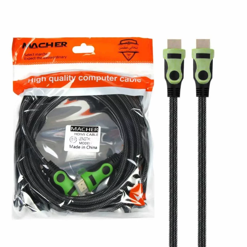 کابل MACHER HDMI طول 5 متر مدل RYL - MR-92 - تصویر 2