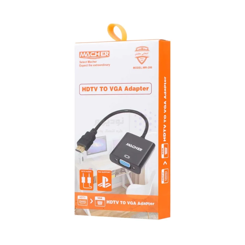 کابل تبدیل MACHER HDMI To VGA مدل RYL - MR-206 - تصویر 7