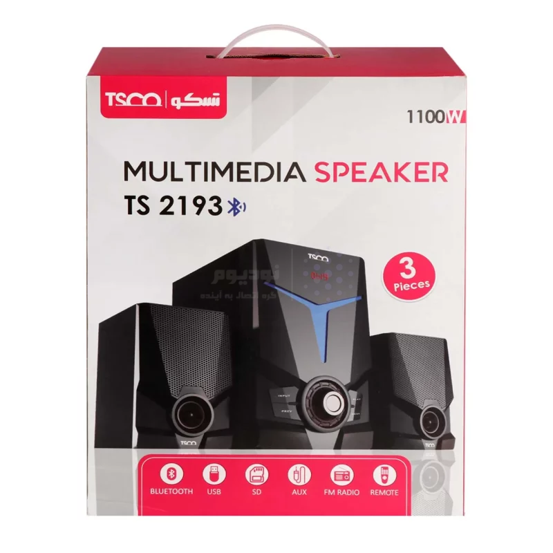 اسپیکر رومیزی TSCO مدل TS 2193 - مشکی (گارانتی 24 ماهه تسکو ) - تصویر 10