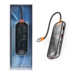 هاب 5 پورت Wiwu Type-C مدل CB005 - خاکستری