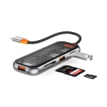 هاب 5 پورت Wiwu Type-C مدل CB005 - خاکستری - تصویر 6