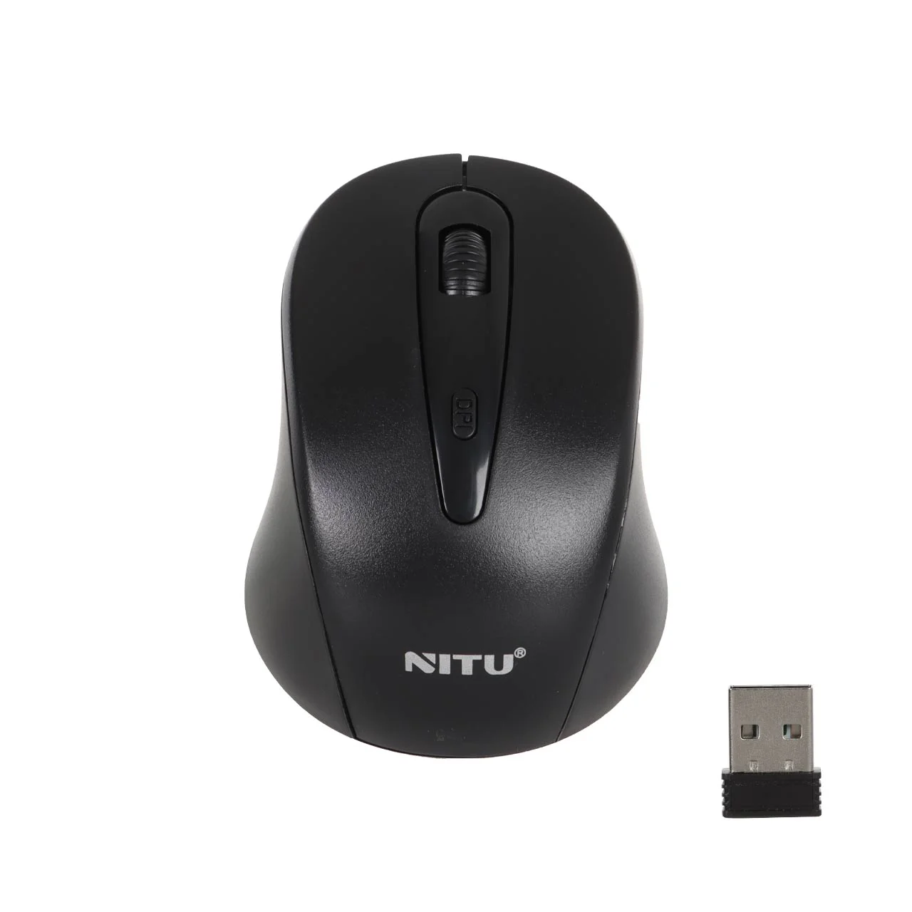 2541-1205556-1 ماوس بی سیم Nitu مدل NWM03 - مشکی (گارانتی 18 ماه تعویض نیکان همراه) - تصویر 1