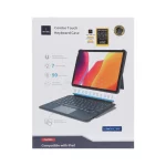 کاور کیبورد دار مغناطیسی بی سیم 10.5 و iPad 10.2 اینچ Wiwu مدل Combo - خاکستری MN - تصویر 7