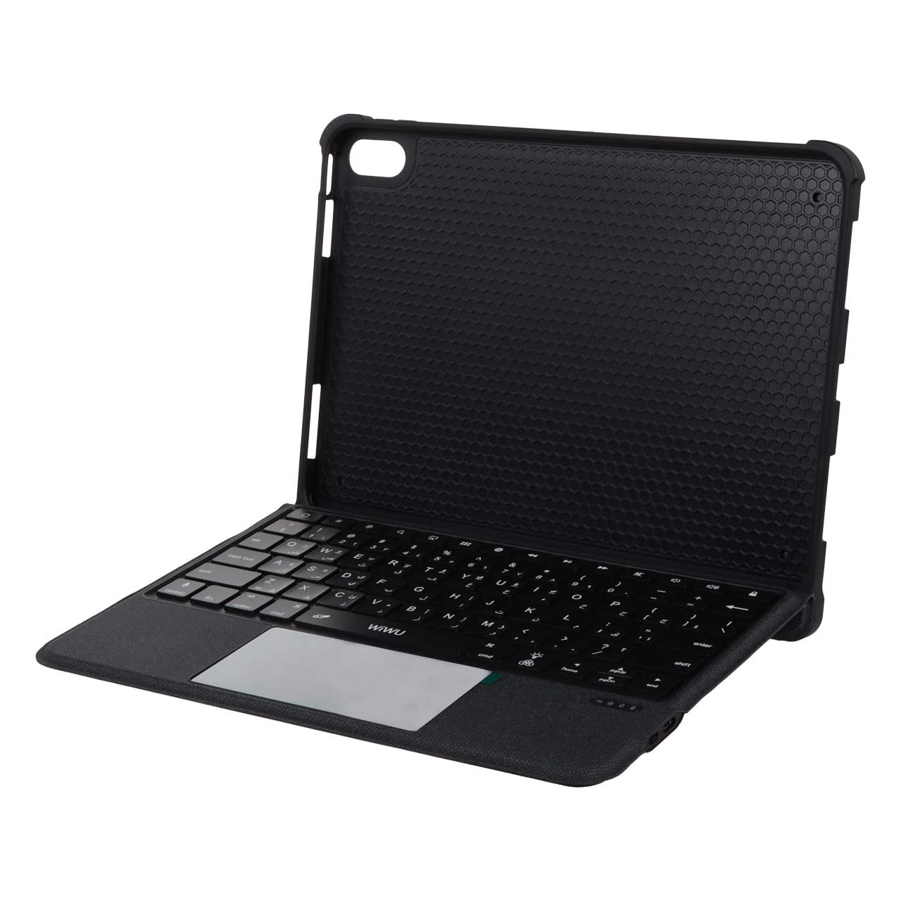 2541-1236900-1 کاور کیبورد دار بی سیم 10.2 و iPad 10.5 اینچ Wiwu مدل MAG TOUCH - مشکی MN - تصویر 1