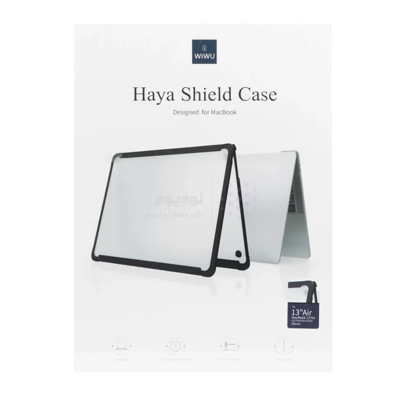 کاور کریستالی 13 iPad اینچ Wiwu مدل HAYA SHIELD - مشکی MN - تصویر 5