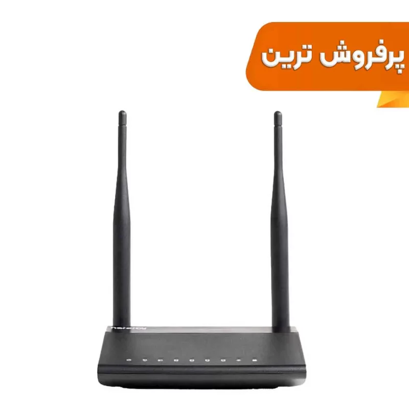 (گارانتی 3 ساله آونگ) - Neterbit NSL-122 Wireless N300 ADSL2 + Modem مشکی - مودم - تصویر 2