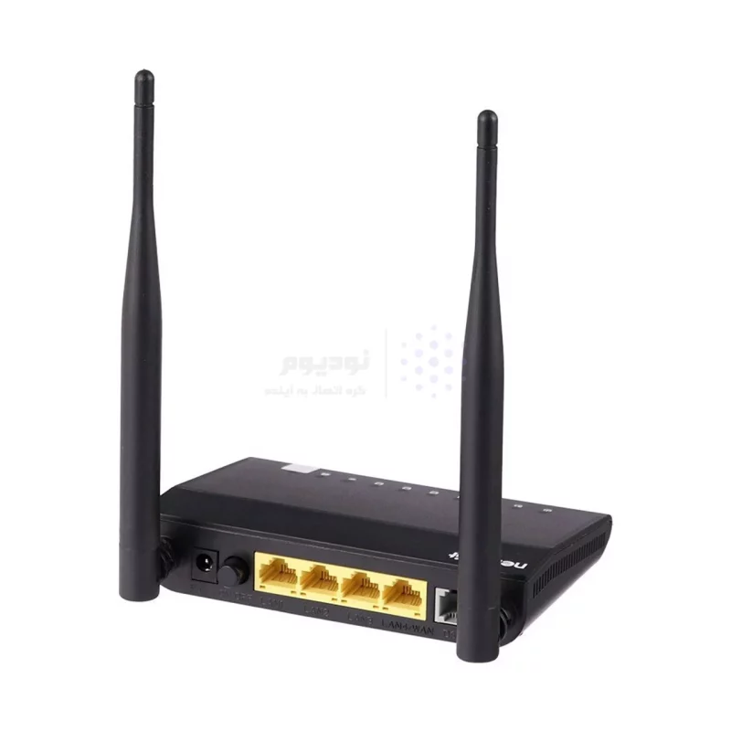 (گارانتی 3 ساله آونگ) - Neterbit NSL-122 Wireless N300 ADSL2 + Modem مشکی - مودم - تصویر 6