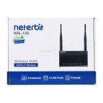 (گارانتی 3 ساله آونگ) - Neterbit NSL-122 Wireless N300 ADSL2 + Modem مشکی - مودم - تصویر 7