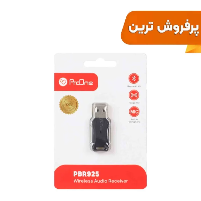 دانگل بلوتوث ProOne مدل PBR925 - مشکی - تصویر 2